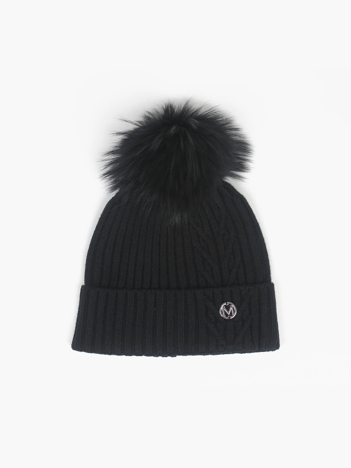 Adele Hat With Pompom | Black