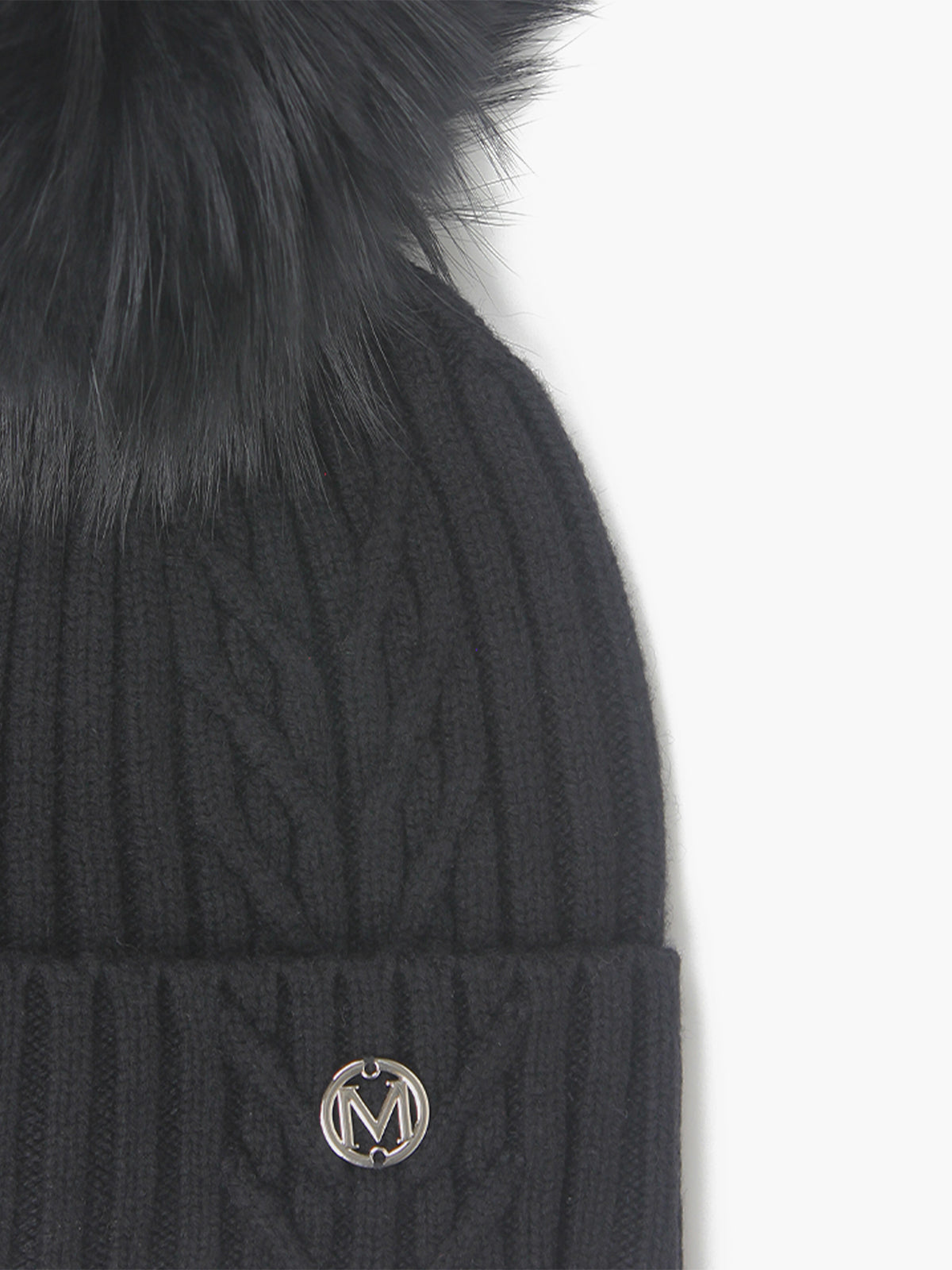 Adele Hat With Pompom | Black