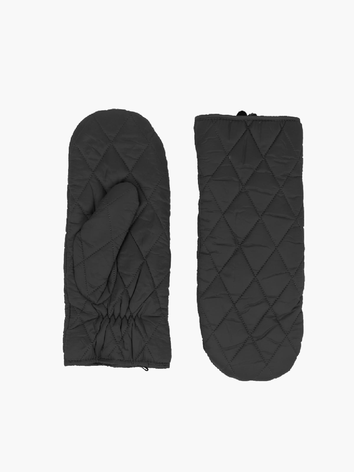 Grace Nylon Mittens | Black