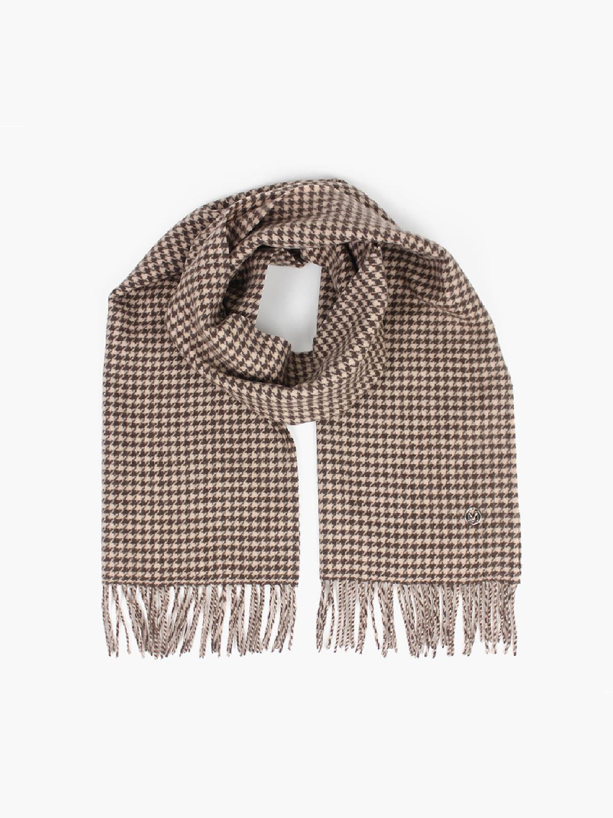 Houndstooth Scarf | Brown