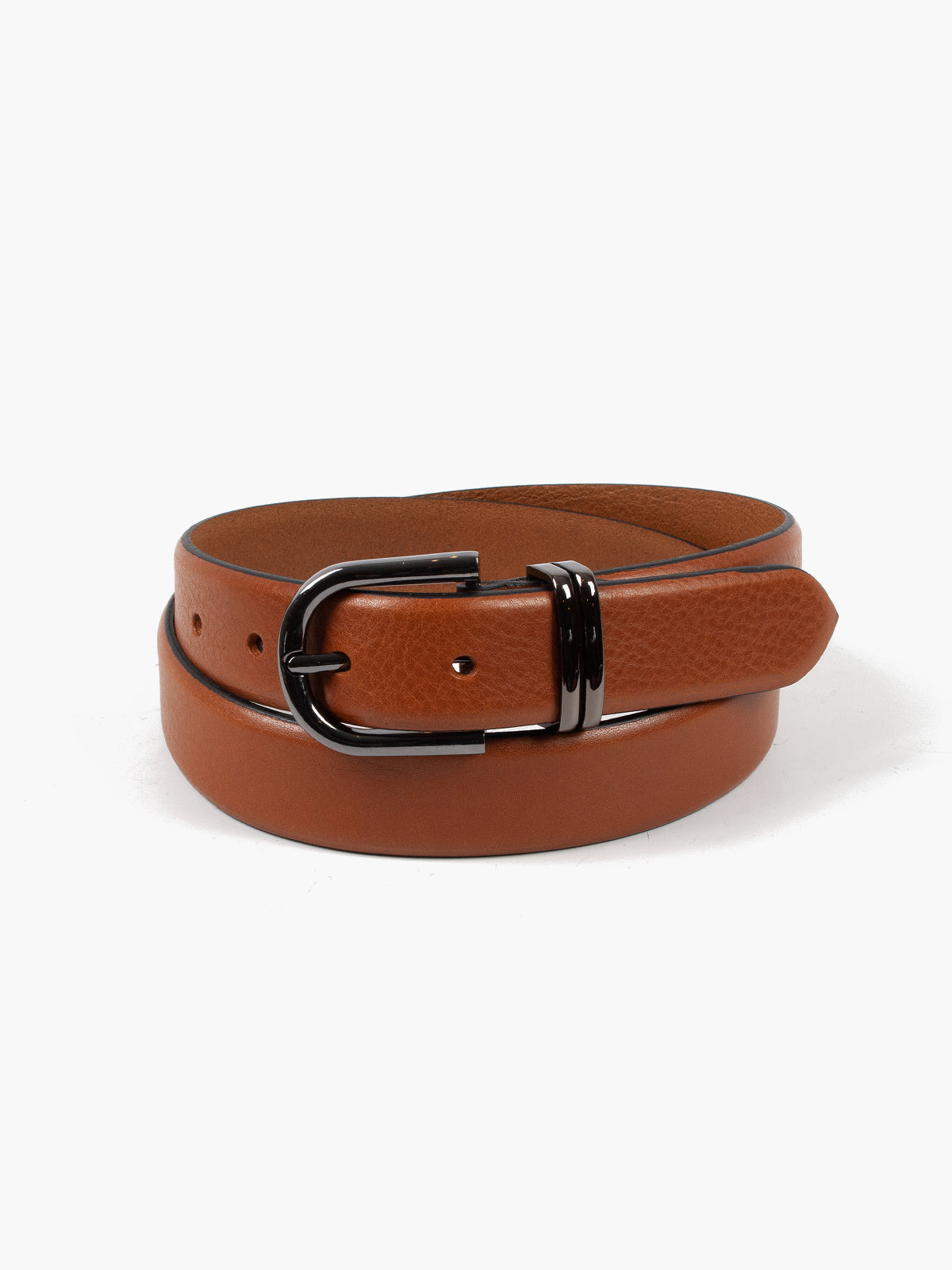 Pamela Leather Belt | Cognac