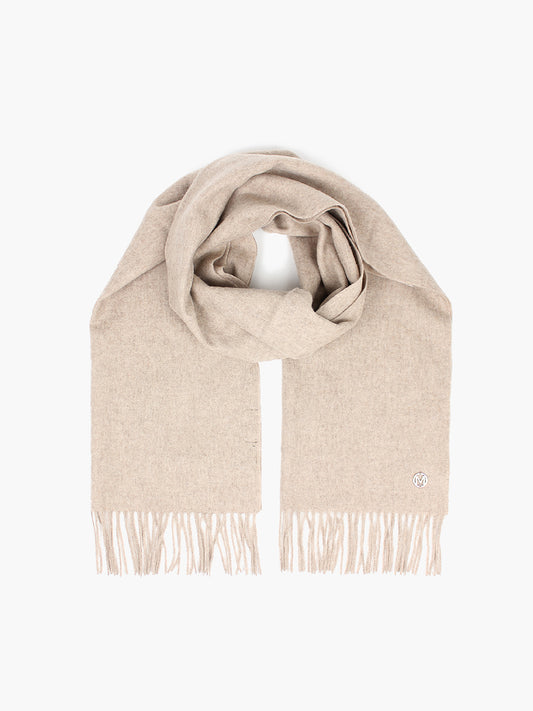 Classic Lambswool Scarf | Beige